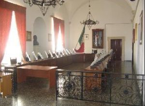 Tricase - piazza Giuseppe Pisanelli - Palazzo Gallone - Sala Consiliare